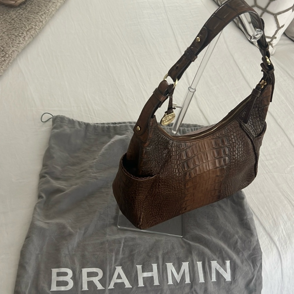 Brahmin Beautiful Toasted Almond Handbag